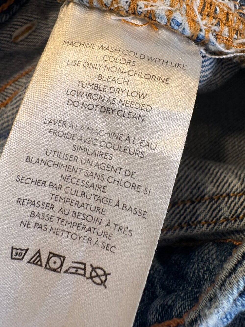 We the Free Pacifica High Rise Slim Straight Leg Medium Wash Jeans Size 28 - Picture 7 of 9
